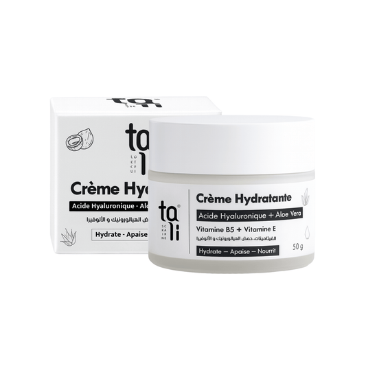 Crème Hydratante – Acide Hyaluronique & Aloe Vera - tali cosmetics
